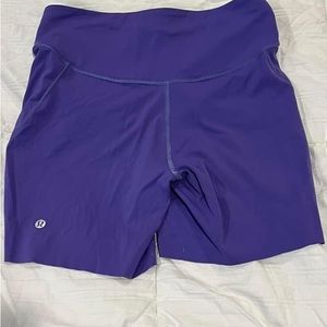 lululemon base pace 6” high rise shorts size 10